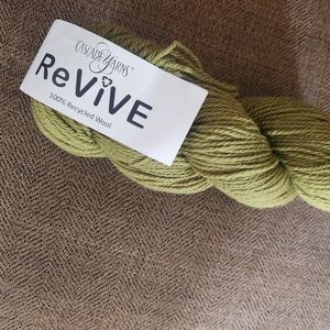 Cascade Yarns ReVive Green Wool Yarn